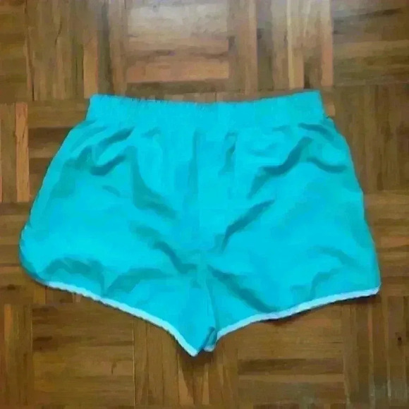 CHAMPION light teal running shorts with lining YOUTH XL - Picture 2 of 5